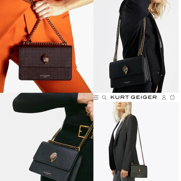 Kurt Geiger London Small Shoreditch Bag - Black - Picture 11 of 12